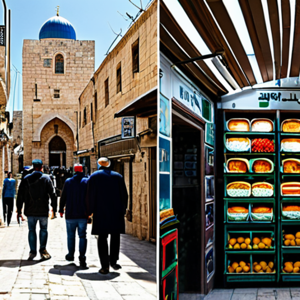 팔레스타인 내 유명 시장 탐방 - Here are three Stable Diffusion XL image prompts based on the provided text, focusing on the markets...