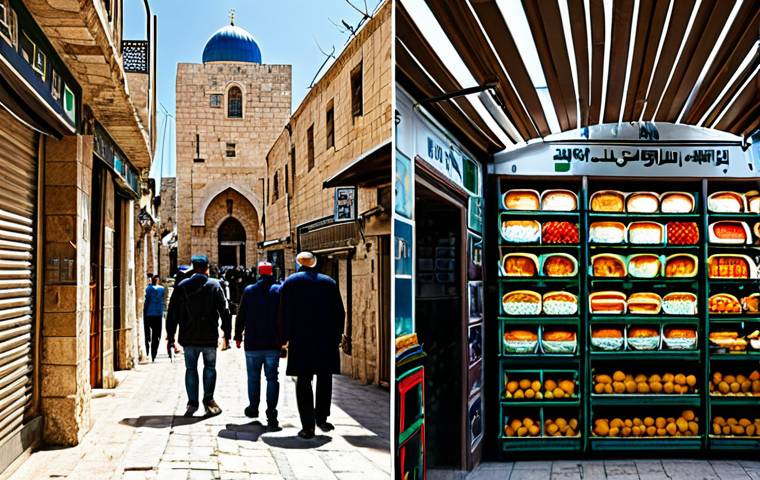 팔레스타인 내 유명 시장 탐방 - Here are three Stable Diffusion XL image prompts based on the provided text, focusing on the markets...