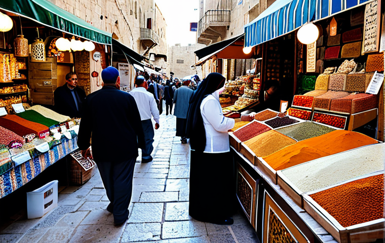 팔레스타인 내 유명 시장 탐방 - Prompt 1: Jerusalem Souk**