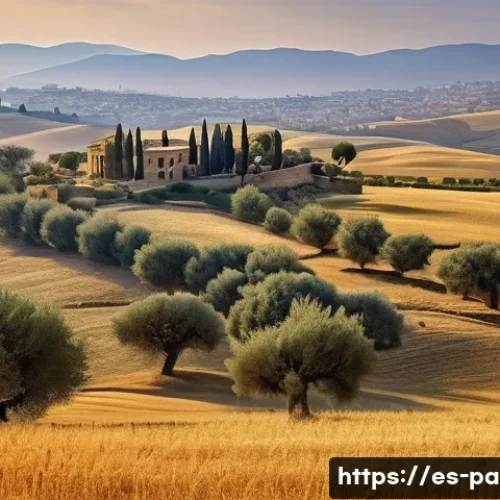 팔레스타인과 서구 열강의 관계 - Historical Echoes on Ancient Land**
An intricate tapestry of history subtly overlaid on a panoramic ...