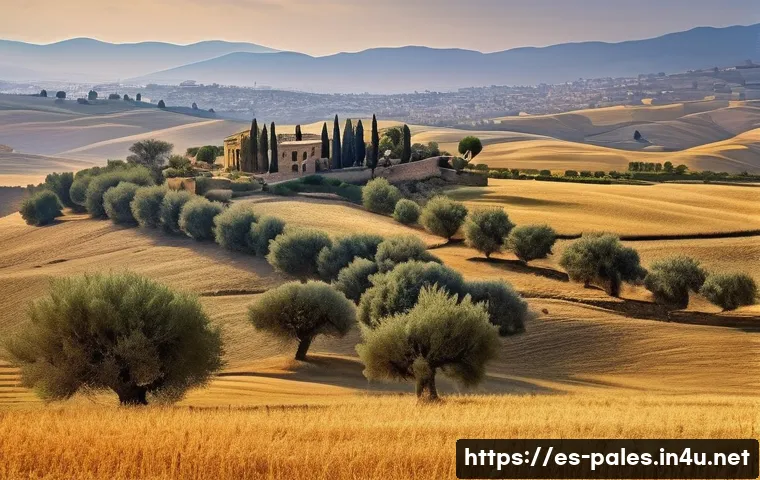 팔레스타인과 서구 열강의 관계 - Historical Echoes on Ancient Land**
An intricate tapestry of history subtly overlaid on a panoramic ...